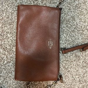 Coach shoulder bag in brown